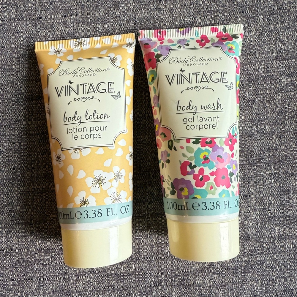 BODY COLLECTION Vintage Body Wash & Lotion Set